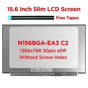 Screen 15.6" Slim Laptop LCD Screen N156BGAEA3 Rev.C2 NT156WHMN44 V8.0 B156XTN08.1 HD1366x768 LED Replacement Display Panel 30pin eDP