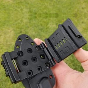 Großer Tek Lok Belt Loops Belt Clip Taillenclip für Messer Kydex -Hülle/Holster, Besonders für DIY -Außenreise -Clip mit Schraube