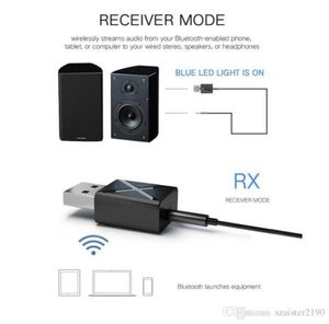 2 in1 Bluetooth Receiver Transmitter 3.5mm AUX 5.0 Adapter For Headphone Speaker Wireless o TV9630496