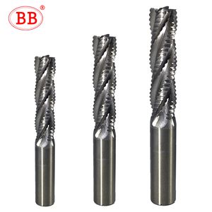 BB Roughing End Mill HSS 4 Flute 5 mm do 45 mm Saw Blade Metal Calmining Cale ISO 8 mm 8mm 10 mm 12 mm 16 mm