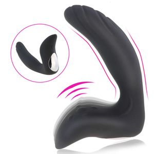 Prostata unisexy e massaggio vaginale dildo vibratore tappo anale silicone coppia impermeabile divertente giocattolo sexy per adulti