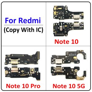 USB充電器充電ボードドックポートコネクタフレックスケーブルXiaomi Redmi Note 7 8 8T 9S 9 10 10S 11 11E PRO 4G 5G