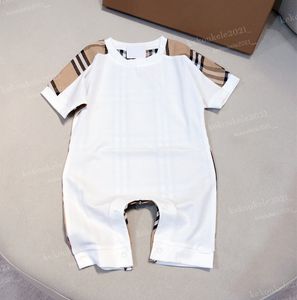 2024 New Summer Baby Boys Rompers Soft Cotton Luxury Design Newborn Bodysuits Infant Girls Jumpsuits Outfits Kids Clothing