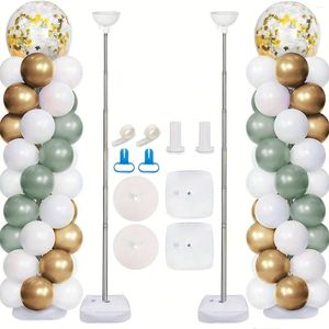 Party Decoration 2 Sets Of Expandable 2M Balloon Pole Brackets