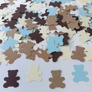 Party Decoration 100pcs Teddy Bear Five Colors Confetti Baby Shower Birthday Table Supplies