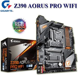 Moderbrädor LGA 1151 Gigabyte Z390 AORUS PRO WIFI Moderkort I9/I7/I5/I3 DDR4 64GB PCIe 3.0 M.2 SATA III Desktop Z390 Nytt mainboard 1151