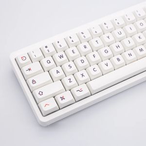 Keyboard Fendai 126 Keys XDA Profil PBT Keycaps Spersonalizowane angielskie japońskie rosyjskie urocze keycap do mechanicznej klawiatury na niestandardową czapkę kluczową