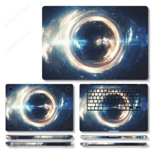 Deriler Cosmos Dizüstü bilgisayar çıkartma derisi MacBook Pro Air M2 M1 2023 2022 2021 Evren PVC Sarma Kişisel Çıkartma