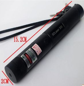 Super potężny wojskowy zielony czerwony niebieski fioletowy wskaźnik laserowy 532 nm LED LED LED Lazer SD Laser 303 Prezenter Hunting T6611812