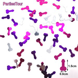 15g/pack Plastic Bachelorette Party Pennis Confetti Bridal Shower Party Table Confetti Bachelor Hen Party decorations