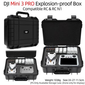 Droni Waterproof Borse per DJI Mini 3 Pro Caseexplosion Proof Droni Case dure che trasportano una borsa per Mini 3 Pro Accessori