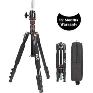 Monopods Siyah Çok Fonksiyonlu Manken Tripod/Kamera Stand Tuval Blok Eğitim Bebeği Manikin Head Peruk Kozmetoloji Hairdres için