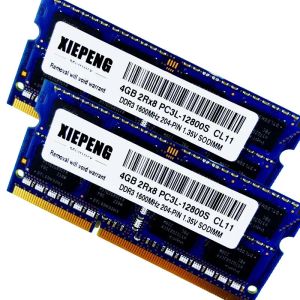 Rams 8 ГБ DDR3L 1600 МГц ОЗУ для Dell Latitude E7250 E7440 E7450 Rugged Extreme 7204 7404 Ноутбук 4GB 1RX8 PC3L12800S Память ноутбука