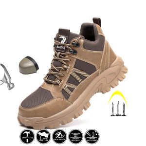 Stövlar Vinterstövlar 2022 Antifatigue Work Shoes Hot Selling Top Brand Male For Men Infestructible Safety Shoes Steel Toe Sneakers