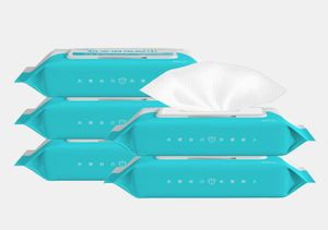 50pcsset Disinfezione portatile cuscinetti antisettici tamponi di alcol spazzolpe bagnate per la cura della pelle sterilizzazione di pronto soccorso TI4094272