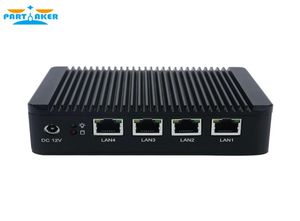 Partaker Home Server Mini PC J1900 Dört Çekirdek CPU 4 Intel LAN Güvenlik Duvarı VPN Yönlendirici Desteği Linux PFSense OS ve 3G4G2175112