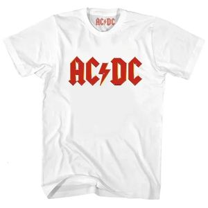 AC 1975 DC Black Men Women T Shirt Summer krótkie rękawy Hip Hop Streetwear Tshirt Hipster Korea Tees 240409