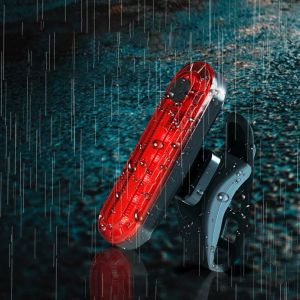 LED Bicycle Tail Light USB Rechargeable Waterproof MTB Light Cycling Safety Riding Headlight Cycling Tail Lamp Bike Lantern