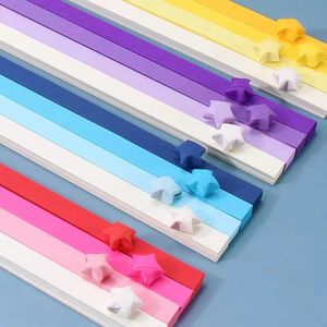 540 sheets Origami Stars Papers Paper Strips Double Sided Lucky Star 27 Colors Decor Folding Paper DIY Arts Crafting Supplies