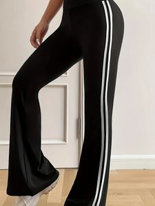 Wiosna i lato damskie Damskie Plus Wysokie elastyczne tkaninę w stylu brytyjskim mody Draping Design Flashed Pants Nine 240402