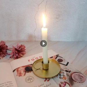 Candele Candele Strano retrò vassoio con Hands Est Reaimpazza della casa Decorazioni per la casa