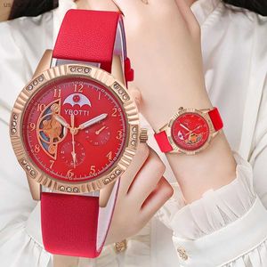 Bilek saatleri kadın kuvars bilek moda kadın saat deri kayış es saat hediye reloj mujer relojes de mujer240409