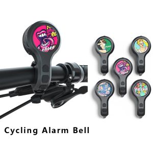 ENLEE USB Rechargeable Bicycle Motorcycle Electric Bell Horn 4 Modes Mountain Road Cycling Anti-theft Alarm Horn Bike Accessorie