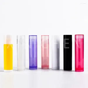 Speicherflaschen 20 Stcs 5 ml Lippenstift -Röhrchen Transparent leere kosmetische Flaschenlotion -Röhrchen DIY Lipgloss Container aus Plastik