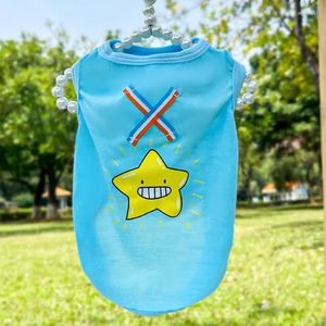 Dog Apparel Shirt Summer Cartoon Vest Clothes For Small Large Dogs Kinds Puppy Cat Hoodies Clothing Costumes Pet