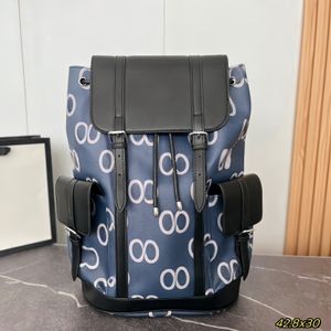 Klasyczny projektant plecak TOP-Q TORCE COMPUTER TORES Casual Skórzane ramiona męskie torebki Polek z paskiem z paskiem kompozytowym Wysokiej jakości torba