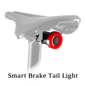 TOWILD TL02 Smart cykelbroms bakljus Auto avkänning Regntät LED -cykel USB laddningsbar vägcykel bakljus