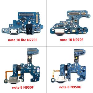 Yeni USB Şarj Cihazı Port Dock Konektörü Samsung için Esnek Kablo Not 8 9 10 Lite artı 20 Ultra Şarj Kurulu Modülü