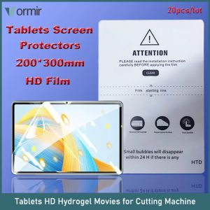 ボルミール20pcsユニバーサルタブレットフィルムイピッドエア用のハイドロゲル映画スクリーンプロテクター200*300mm HDカット用の透明フィルム