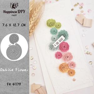 Panno da tavolo foglie di fiori 3d muore di taglio metallico per schede di carta scrapbooking fai -da -te artigianato decorativo che goffrano le fuste