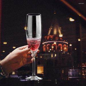ワイングラス170mlホームパーティー用のシンプルな手作りガラスシャンパンカクテル