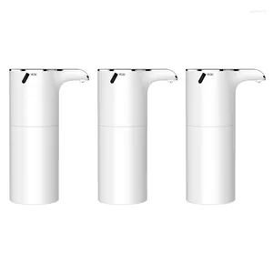 Distributore di sapone liquido 3x da 450 ml a mano automatica senza touch USB in schiuma ricaricabile per bagno el bagno