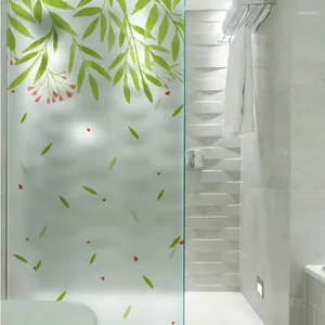 Adesivi per finestre con vetro smerigliati su misura trasparenti porte da bagno con porte da bagno.