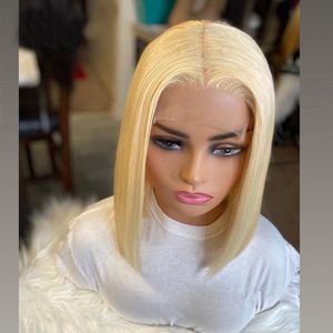 Bobo head in Europe and the United States in the middle of the long wig hand groove 13 * 2.5 chemical fiber pre-lace wig wig natural hairline spot wig party wig