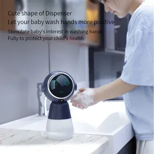 Liquid Soap Dispenser Automatic Foam USB Charging Machine Touchless Sensor Waterproof For Bathroom El 320ml
