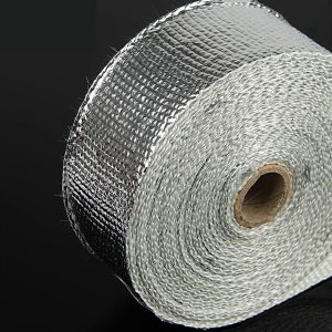 Exhaust Heat Wrap High Temp Heat Insulated High Temperature Downpipe Shield Tape Resistant For Motorcycle Car Water Heater