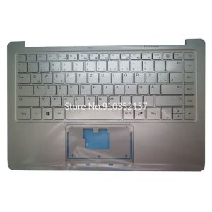 Tastaturen Laptop Ersatz Palmrest GR -Tastatur für Jumper für EZBook X3 JPA10 Deutsch Gr Silber