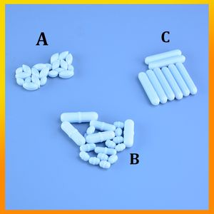 5pcs/lot磁気炒めバー混合サイズptfe磁気炒めミキサー攪拌バー