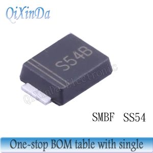 50pcs/lote SS54 SR540 SMA SMB SMC SK54 S54B SMAF SMBF SS540 5A 40V DO-214AB DIODO SCHOTTKY NOVO E ORIGINAL