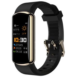 Armbänder Smart Armband D4 Herzfrequenzblut Sauerstoff Blutdruck Schlafüberwachung Outdoor Sport -Schrittzähler Fitness Elektronische Uhr