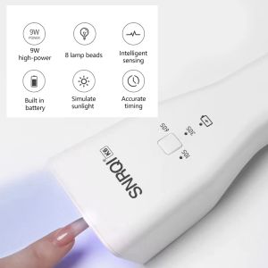 Trockner Elektrische Lagerung Nagelverstärkung Licht Phototherapie Maschine Handheld tragbarer drahtloser Nagel Backlicht Intelligent intelligent