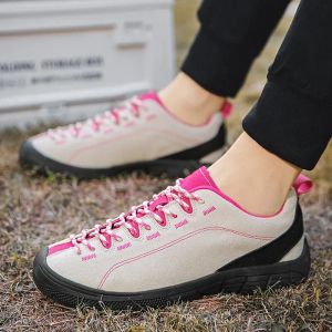 Yürüyüş Ayakkabıları Erkekler Su Geçirmez Dış Mekan Treking Kapakları Slip Sırgi Çekmeyen Av Spor Ayakkabıları Adam Turizm Yürüyen Günlük Ayakkabılar