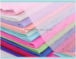 Gift Event Supplies Gardengift Wrap 30Pcs 50x50Cm Craft Paper Floral Wrapping Packing Home Decor Festive Party Supply Tissue Flo4438791