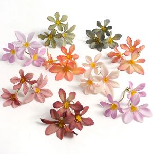 10Pcs Daisy Artificial Flowers Heads Marriage Wedding Decorations Fake Plants Home Decor DIY Craft Wreath Garland Accessories