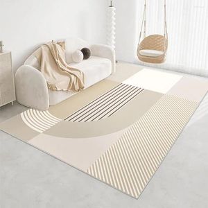 Carpets Slip Resistant Rug Non-slip Printed Floor Mat For Room Bedroom Office Cafe Stylish Rectangular Carpet Sofa Coffee Table