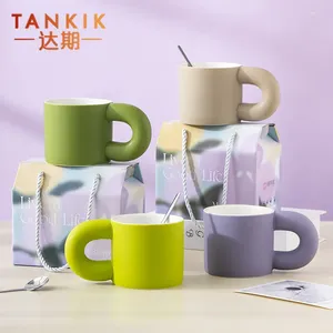 Le tazze vivono una bella vita alta bellezza per la bellezza delle tazze glassata scatola regalo in stile caffè tazza di acqua